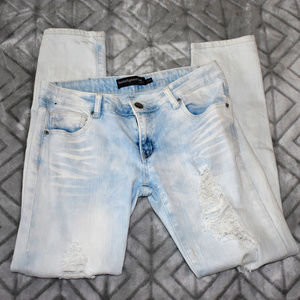 Twenty One Black by RUE21 Light Wash Skinny Jeans